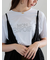 フレームロゴプリントTシャツ