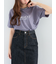 発泡ロゴプリントTシャツ