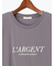 発泡ロゴプリントTシャツ