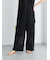 クレープメッシュストレートパンツ（セットアップ可）