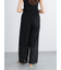 クレープメッシュストレートパンツ（セットアップ可）