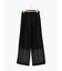 クレープメッシュストレートパンツ（セットアップ可）