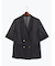 メッシュハーフスリーブジャケット