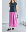 シアーベロアロゴ刺繍TOPS