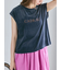 シアーベロアロゴ刺繍TOPS