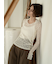 パッチワークレース前後2WAY衿デザインTOPS《2025Autumn catalog item》