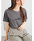 フロッキープリントロゴTシャツ