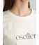 フロッキープリントロゴTシャツ