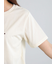 フロッキープリントロゴTシャツ