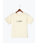 フロッキープリントロゴTシャツ