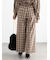チェックスラックス（セットアップ可）《2025Autumn catalog item》