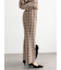 チェックスラックス（セットアップ可）《2025Autumn catalog item》
