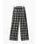 チェックスラックス（セットアップ可）《2025Autumn catalog item》