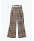 チェックスラックス（セットアップ可）《2025Autumn catalog item》