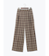 チェックスラックス（セットアップ可）《2025Autumn catalog item》