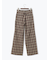 チェックスラックス（セットアップ可）《2025Autumn catalog item》