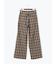チェックスラックス（セットアップ可）《2025Autumn catalog item》