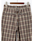 チェックスラックス（セットアップ可）《2025Autumn catalog item》