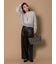 フェイクレザーセミワイドパンツ《2025Autumn catalog item》