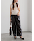 フェイクレザーセミワイドパンツ《2025Autumn catalog item》