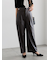 フェイクレザーセミワイドパンツ《2025Autumn catalog item》