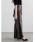 フェイクレザーセミワイドパンツ《2025Autumn catalog item》