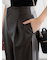 フェイクレザーセミワイドパンツ《2025Autumn catalog item》