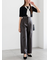 フェイクレザーセミワイドパンツ《2025Autumn catalog item》