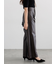 フェイクレザーセミワイドパンツ《2025Autumn catalog item》