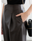 フェイクレザーセミワイドパンツ《2025Autumn catalog item》