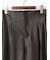 フェイクレザーセミワイドパンツ《2025Autumn catalog item》