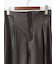 フェイクレザーセミワイドパンツ《2025Autumn catalog item》