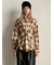 2WAYウエストタックチェックシャツ《2025Autumn catalog item》
