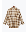 2WAYウエストタックチェックシャツ《2025Autumn catalog item》