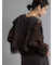 【Atelier plie】プリーツティアードジレ《2025Autumn catalog item》