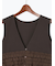 【Atelier plie】プリーツティアードジレ《2025Autumn catalog item》