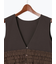 【Atelier plie】プリーツティアードジレ《2025Autumn catalog item》
