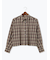 チェックショートシャツ（セットアップ可）《2025Autumn catalog item》