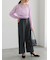 ハイウエストフロントジップワイドパンツ《2025Autumn catalog item》
