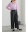 ハイウエストフロントジップワイドパンツ《2025Autumn catalog item》