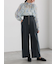 ハイウエストフロントジップワイドパンツ《2025Autumn catalog item》