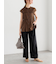 ハイウエストフロントジップワイドパンツ《2025Autumn catalog item》