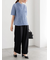 ハイウエストフロントジップワイドパンツ《2025Autumn catalog item》