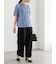 ハイウエストフロントジップワイドパンツ《2025Autumn catalog item》
