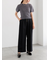 ハイウエストフロントジップワイドパンツ《2025Autumn catalog item》