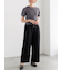 ハイウエストフロントジップワイドパンツ《2025Autumn catalog item》