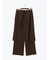 ラップスカートレイヤードストレートパンツ《2025Autumn catalog item》