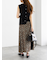 シフォンフリルニットベスト