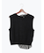 シフォンフリルニットベスト