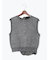 シフォンフリルニットベスト
